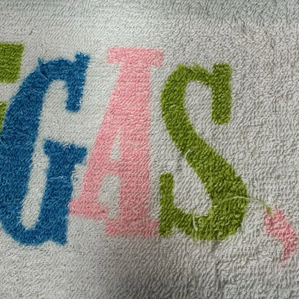 Vintage Las Vegas Logo Swimming Pool Beach Towel Nevada Bath Towel Hotel Casino