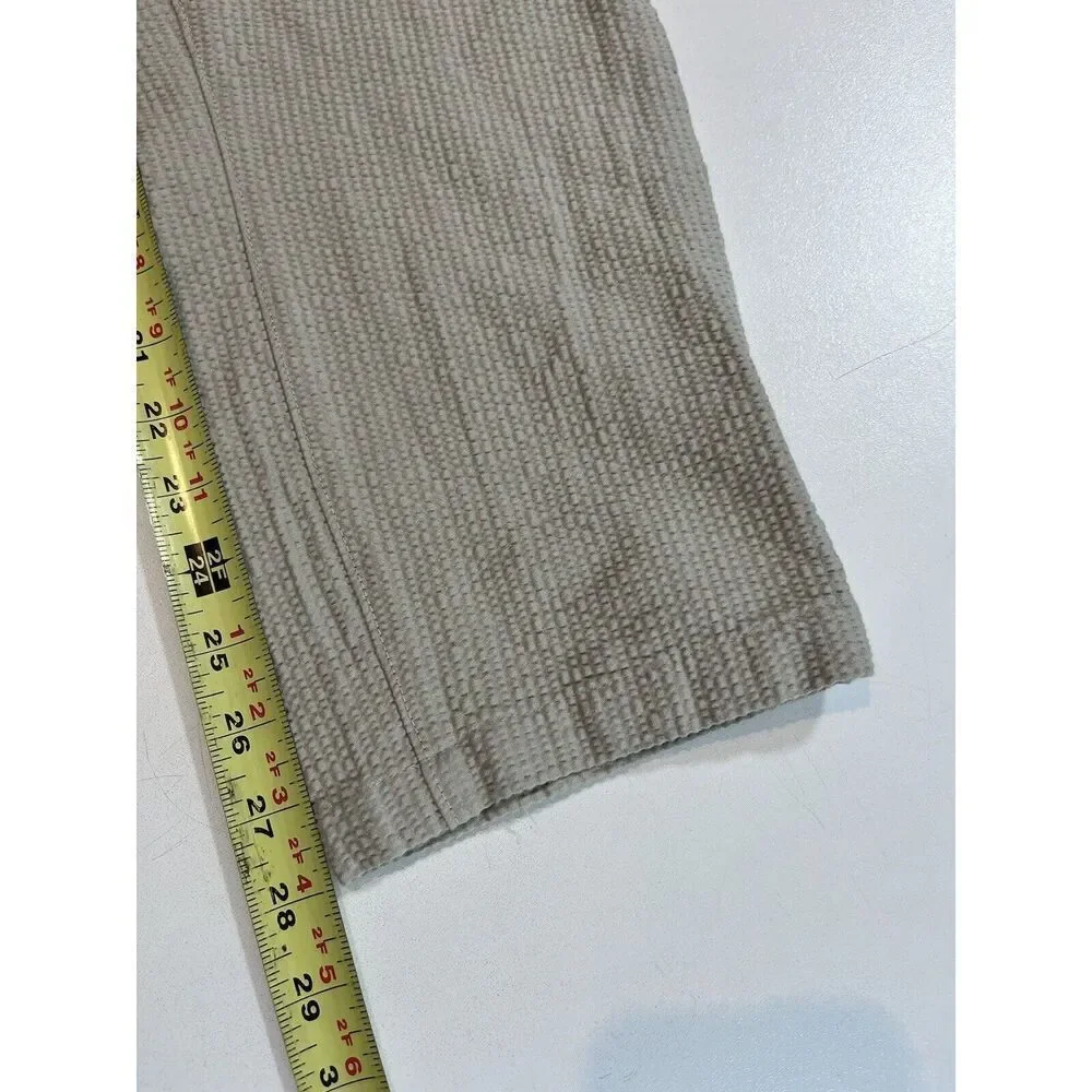 Onia‎ Jogger Pants Mens S Beige Cotton Textured Drawstring