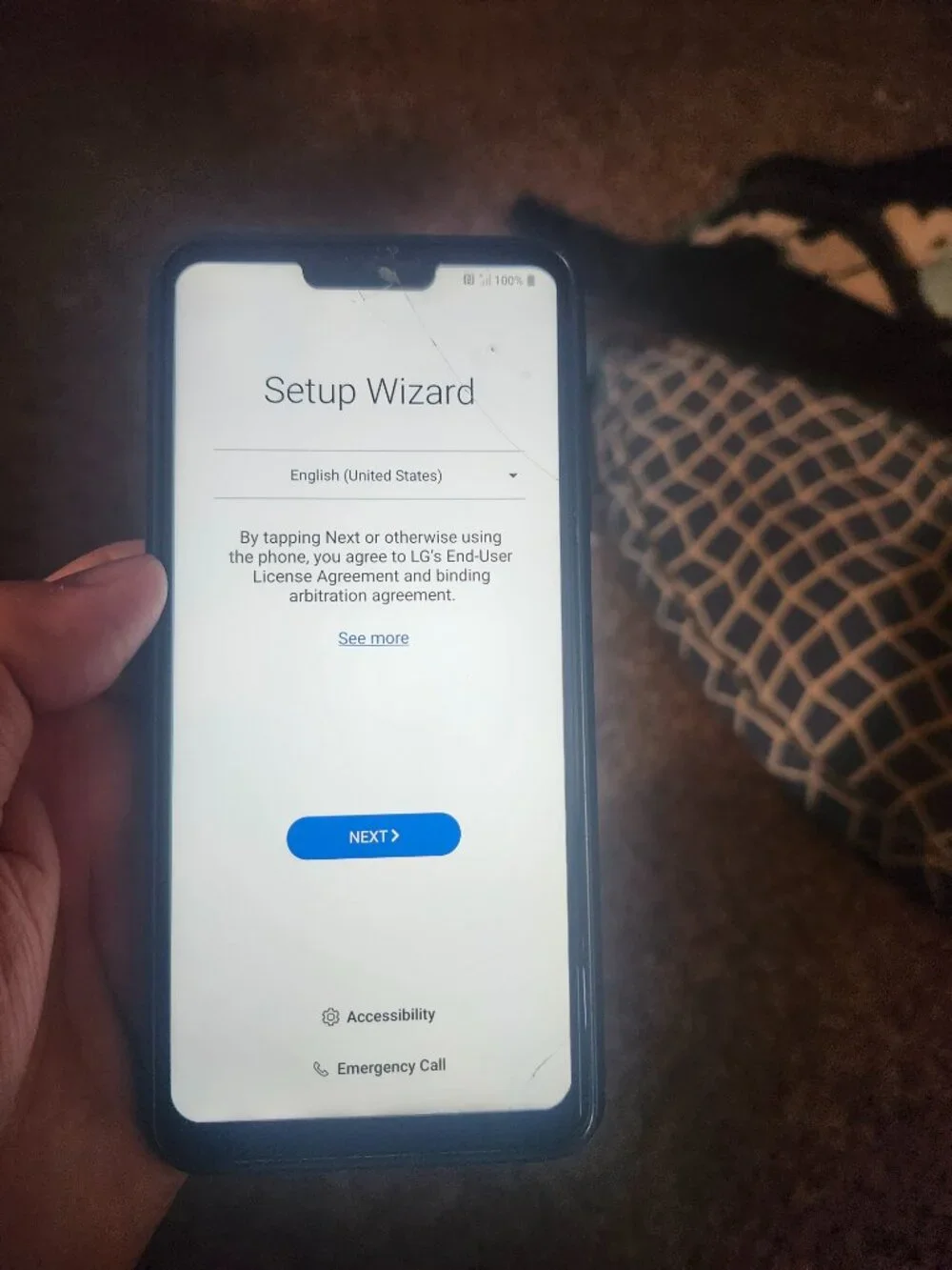 LG G7 ThinQ 64GB Black (Tested Working) Verizon edition