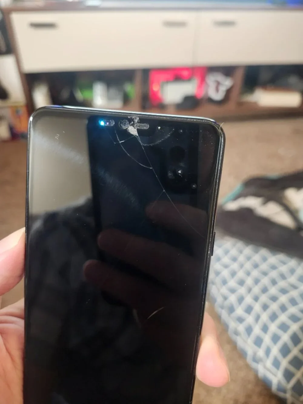 LG G7 ThinQ 64GB Black (Tested Working) Verizon edition