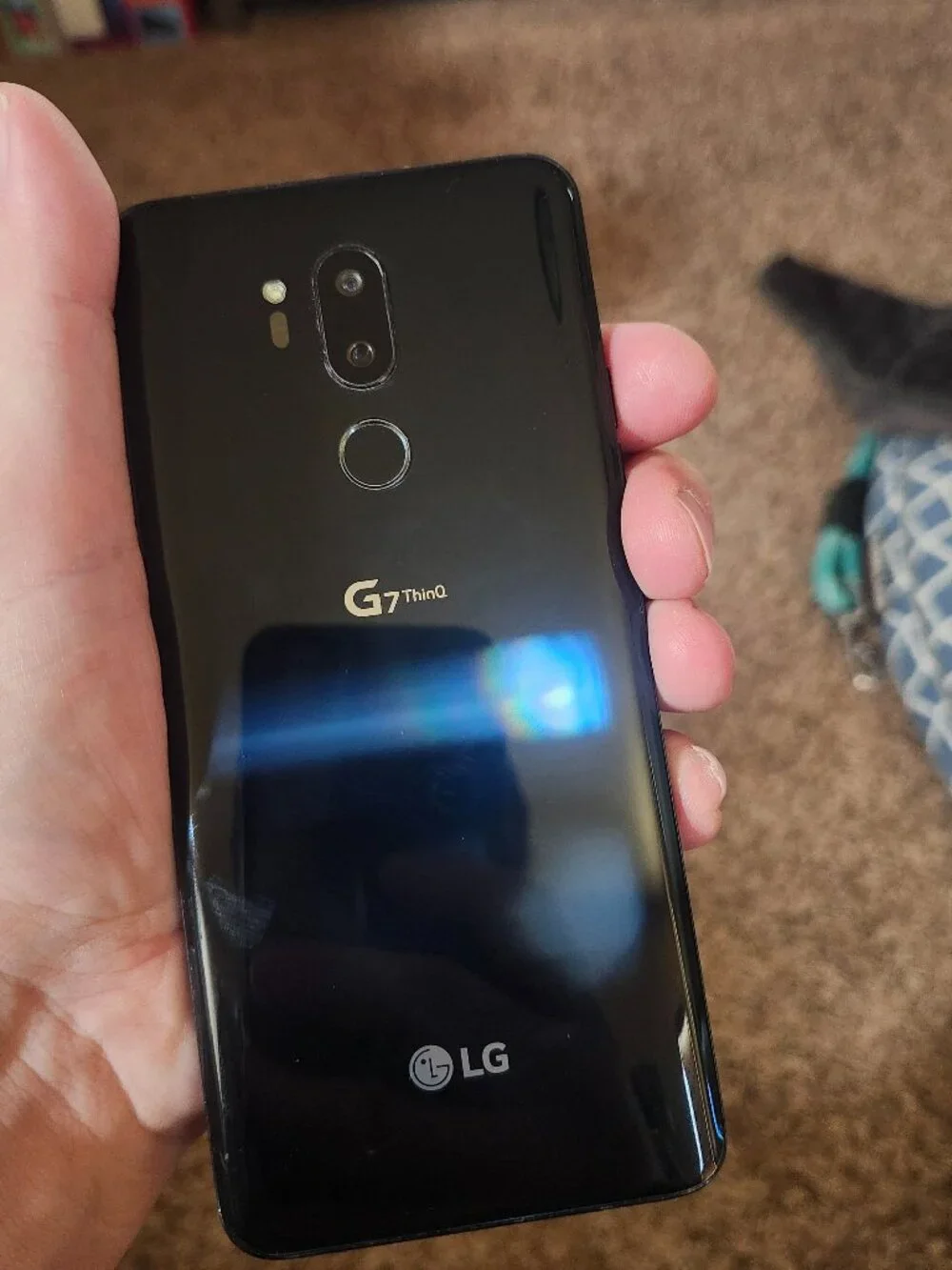 LG G7 ThinQ 64GB Black (Tested Working) Verizon edition