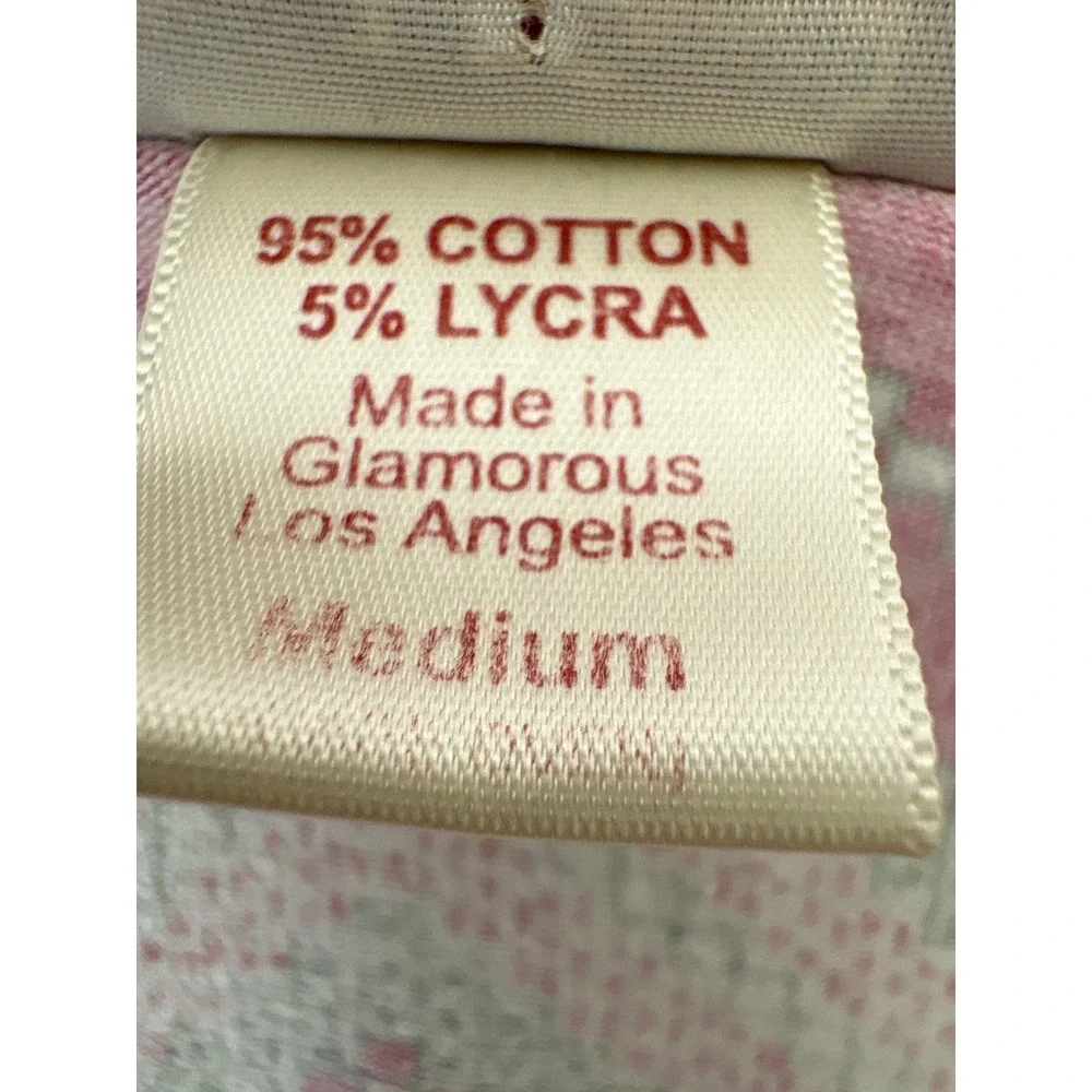 BedHead Womens Red Chevron Cotton Pajama Matching Set Sz M Cozy Sleepwear Preppy