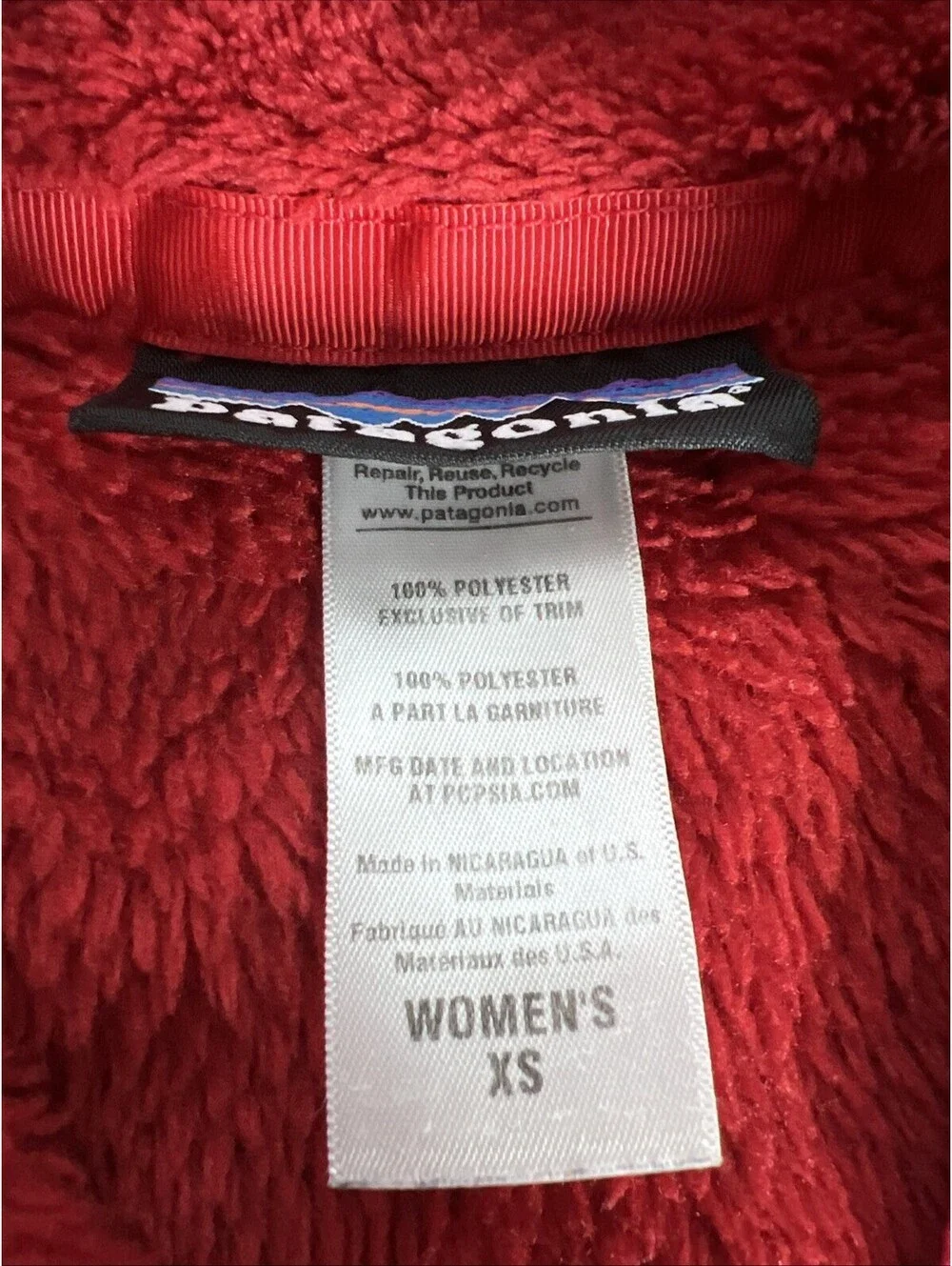 Patagonia Polartec Thermal Pro Women's Retool Pullover Fleece Jacket Size XS
