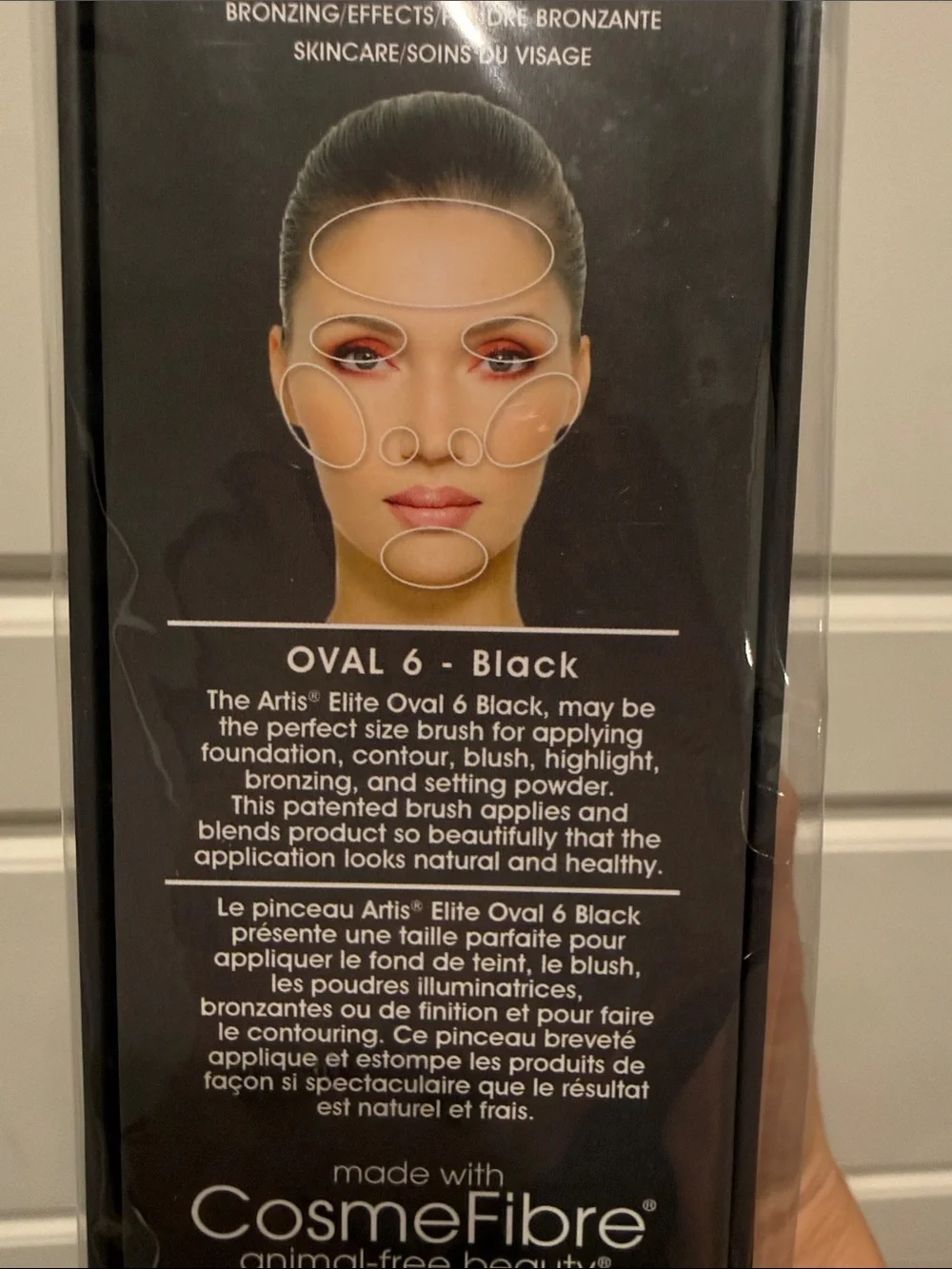 Artis Oval 6 Foundation Brush Black