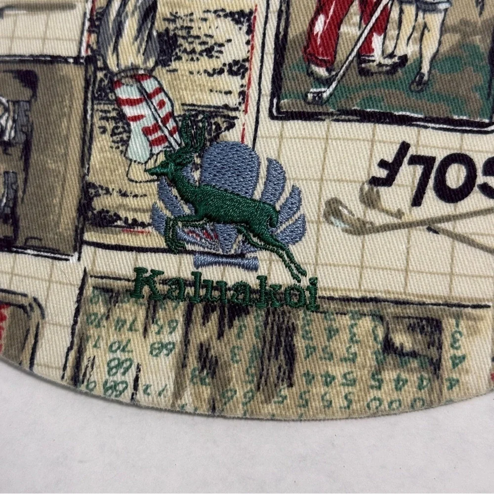 Vintage Golf Visor Kaluakoi Golf Course Hawaii