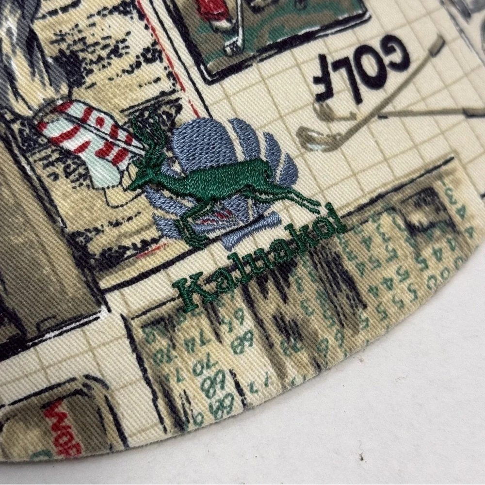 Vintage Golf Visor Kaluakoi Golf Course Hawaii