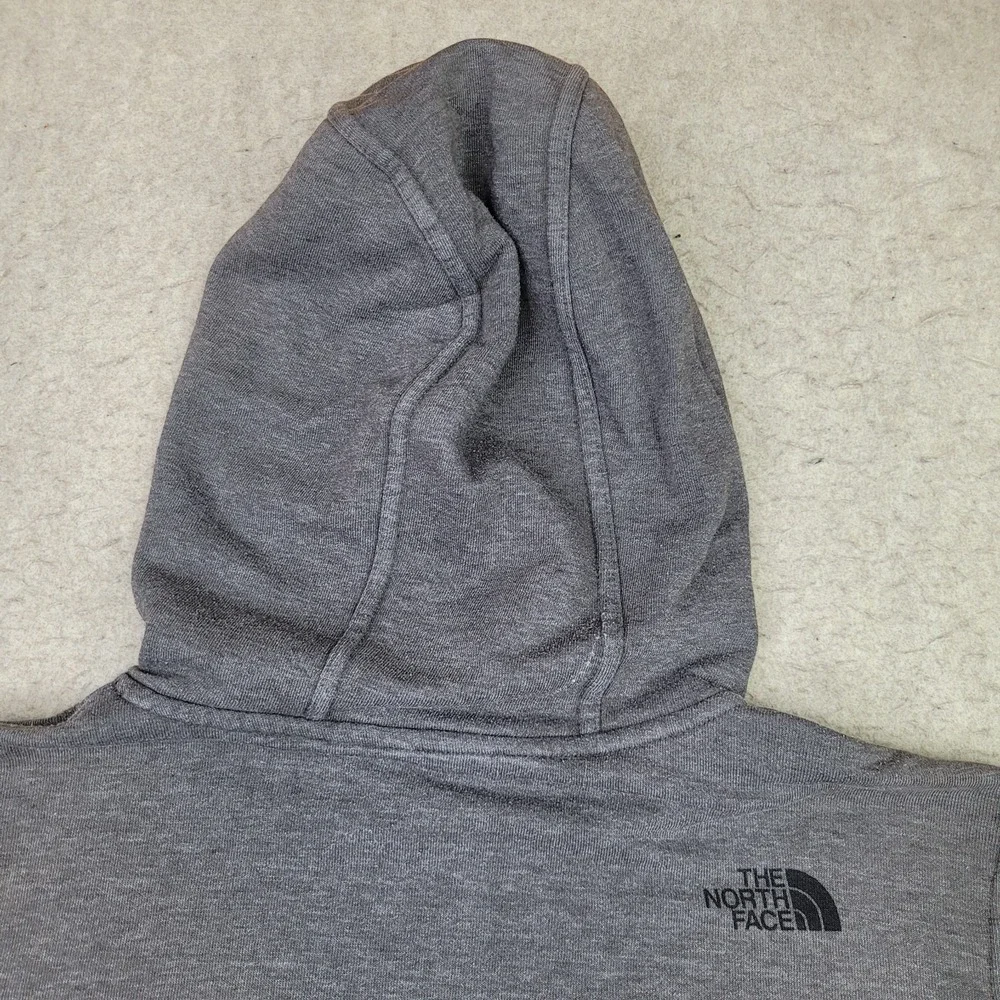 The North Face Hoodie Mens‎ XL Gray Pullover Faded Distressed Workwear