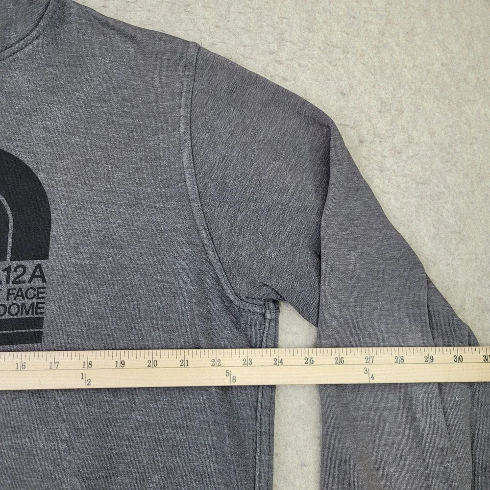 The North Face Hoodie Mens‎ XL Gray Pullover Faded Distressed Workwear